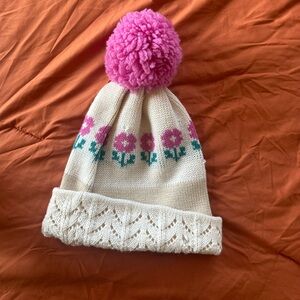 Vintage Winter hat with Pom Pom